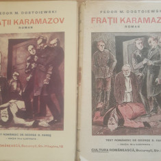 FRATII KARAMAZOV: 2 VOL - F.M. DOSTOIEVSKI ( EDITIA A TREIA ILUSTRATA)