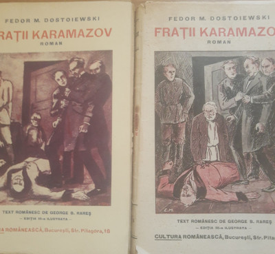 FRATII KARAMAZOV: 2 VOL - F.M. DOSTOIEVSKI ( EDITIA A TREIA ILUSTRATA) foto