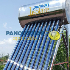 Kit Panou solar apa calda INOX presurizat 1ENERGY, 100 litri, 10 tuburi heat-pipe