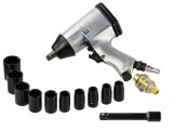 Pistol pneumatic de impact 1/2&quot; + accesorii, Geko G00580