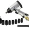 Pistol pneumatic de impact 1/2&quot; + accesorii, Geko G00580