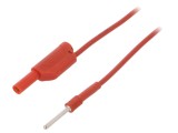 Cablu de măsurare roșu 0,5m 1mm2