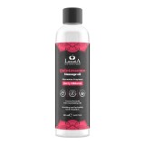 Ulei de masaj LUXURIA Quintessence Berry Hibiscus, cu vitamina E și feromoni, cu aromă de zmeură și hibiscus, 150 ml