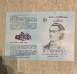 Pliant bancnota 1000 lei 1998 original