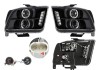 Set faruri tuning FORD MUSTANG, 09.2004-02.2009, Taiwan, partea stanga+dreapta, Tip=USA; tip bec H1+H1; manual; negru, transparent; Omologare: SAE;