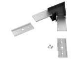 Conector 60&deg; negru aluminiu policarbonat TOPMET LINEA20
