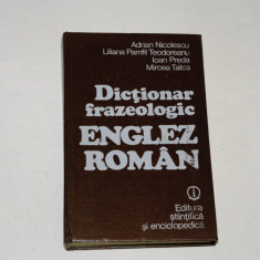 Dictionar frazeologic englez roman - Nicolescu