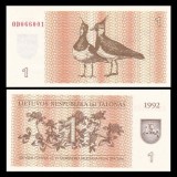 Lituania 1992 - 1 talonas UNC