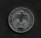 Marea Britanie - FALCON OF THE PLANTAGENETS - 2 OZ Fine Silver 2019
