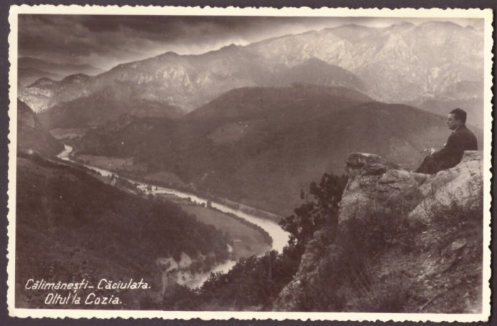 3152 - CACIULATA, Valcea, River Olt, Romania - old postcard, real Photo - unused