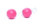 Bile Vaginale Duo Balls Pink B-Series EasyLove - Duble, Mecanice, Antrenament Kegel, Roz, Plastic ABS