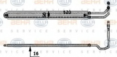 Radiator racire ulei, sistem directie BMW Seria 6 (E63) (2004 - 2010) HELLA 8MO 376 726-331 foto