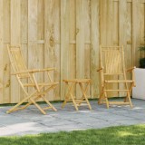 Gossi set mobilier bistro, 3 piese, bambus
