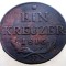 7.165 AUSTRIA 1 EIN KREUZER 1816 E