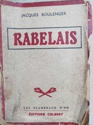 Rabelais - Jacques Boulenger foto