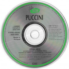 CD Puccini - Opera Arias, original, fără coperți