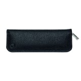 Etui de piele TG 2 Z negru, pentru 2 instrumente de scris, Pelikan