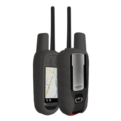Husa de protectie Kwmobile pentru Garmin Alpha 100, Gri, Silicon, KWM000011KE005C foto