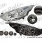 Far Ford B-Max, 08.2012-, Alb, Tip bec H15+H7 , omologare ECE, electric cu motoras, 1776015; 1806433; 1858613; Dreapta, marca Depo