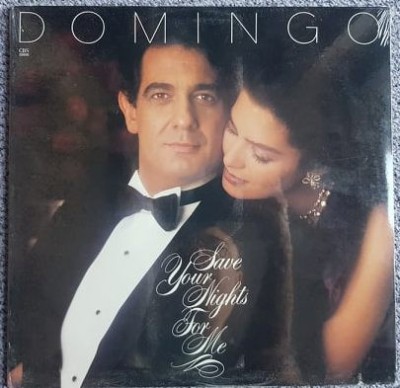 Vinil original SUA, Placido Domingo, Save your nights for me foto