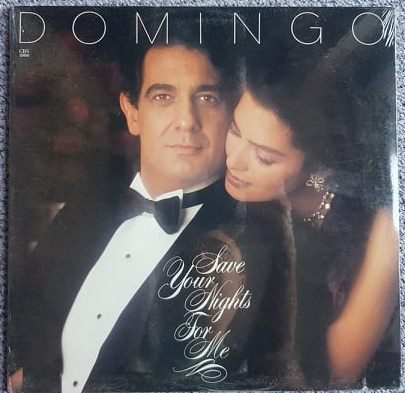 Vinil original SUA, Placido Domingo, Save your nights for me