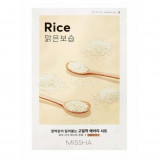 Masca cu extract de orez pentru ten radiant Airy Fit, 19 g, Missha