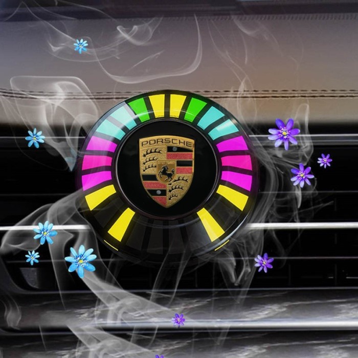 Odorizant auto iluminat RGB PORSCHE - conexiune Bluetooth