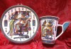 SET PORTELAN FINE ROYAL CU MODEL EGIPTEAN CEASCA / CANA CEAI CU FARFURIE