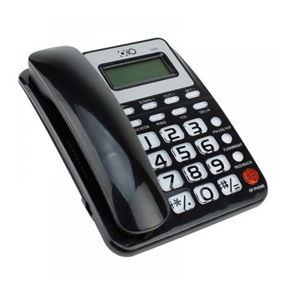 Telefon fix Oho 5005, FSK/DTMF, calculator, calendar, memorie, Negru foto