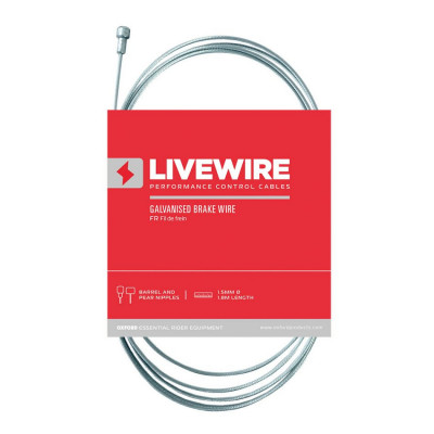 Cablu frana LiveWire otel inoxidabil 1.5mm x 1.8m foto
