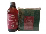 Prep&#039;N&#039;Shine-Pure Tung Oil &amp; Hand Pad&rsquo;s Medium Abrasive verde, 500 ml