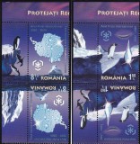 2009 LP 1829 d PROTEJATI REGIUNILE POLARE SI GHETARII SERIE TETE-BECHE MNH, Nestampilat