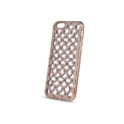 Husa APPLE iPhone 6\6S - Diamond (Roz-Auriu) foto