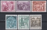 Monaco 1973 - Creșea Sf&acirc;ntului Francisc de Assisi - Cea de-a 750-a aniversare - Lucrări de Gioto, Lippi, Fra Angelico, s.a., MNH