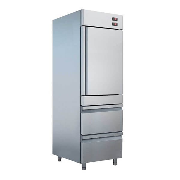 Dulap frigorific cu 2 sertare congelare-inox