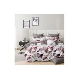 Cumpara ieftin Lenjerie de Pat 4 Piese - Bumbac Satinat - SUZ134