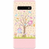 Husa silicon personalizata pentru Samsung Galaxy S10, Cute Birdhouse