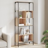 VidaXL Bibliotecă cu 5 niveluri, stejar sonoma, 76x33x188,5 cm, lemn 839004