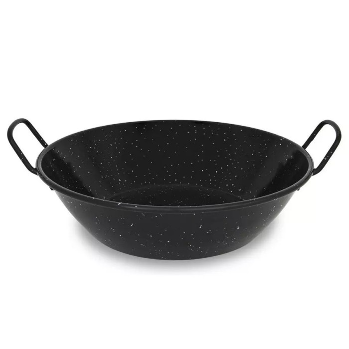 Tigaie Paella emailat de adancime 40cm Handy KitchenServ