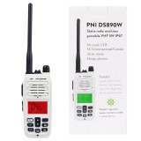 Statie radio maritima portabila PNI DS890W, 88 canale, 10 canale meteo, Squelch reglabil, Roger Beep, Dual Watch, Scan, Call, NR