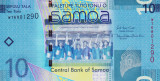 Bancnota Samoa 10 Tala (2017) - P39b UNC