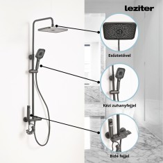 Leziter Set de dus multifunctional Eliz Mobalis Homvera