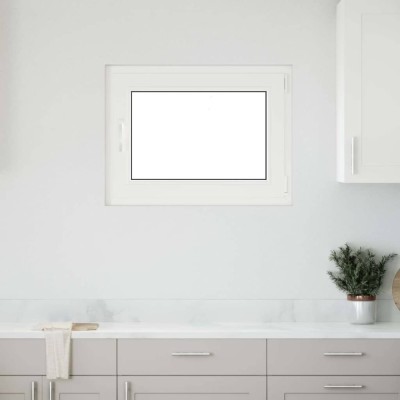 Fereastră de subsol &amp;bdquo;RISOR&amp;rdquo; 80x50 cm oscilo-batantă DIN dreapta, albă foto