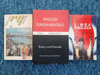 3 vol. limba engleza (Mariana Taranu etc.) foto