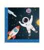 Set 20 servetele petrecere Rocket Space , 33 x 33 cm, Godan