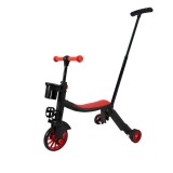 Bicicleta 8 in 1, flippy, transformabila, multifunctionala, reglare inaltime, cu maner de impingere detasabil, tricicleta, trotineta, 3 roti, pedale,