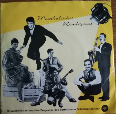 Disc Vinil 7# Musikalisches Rendezvous Bertelsmann Schallplattenring 99 60 39 foto