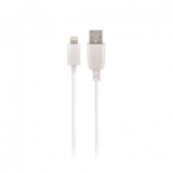 CABLU DE DATE MAXLIFE, USB / LIGHTNING (APPLE) 1M, 2A, ALB BLISTER