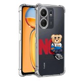 Husa antisoc personalizata pentru xiaomi redmi 13c 4g, airbag no excuses, clear