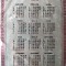 1978 Targu Mureș Calendar vintage de colecție sau idei de cadou